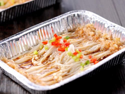 武乡锡纸烤金针菇